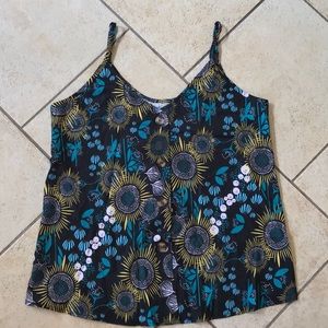 Button Up Tank Top